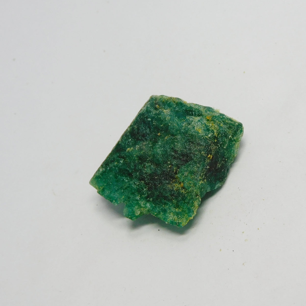 Uncut Rough Certified 55.40 Carat Raw Rough Natural Green Emerald Loose Gemstone