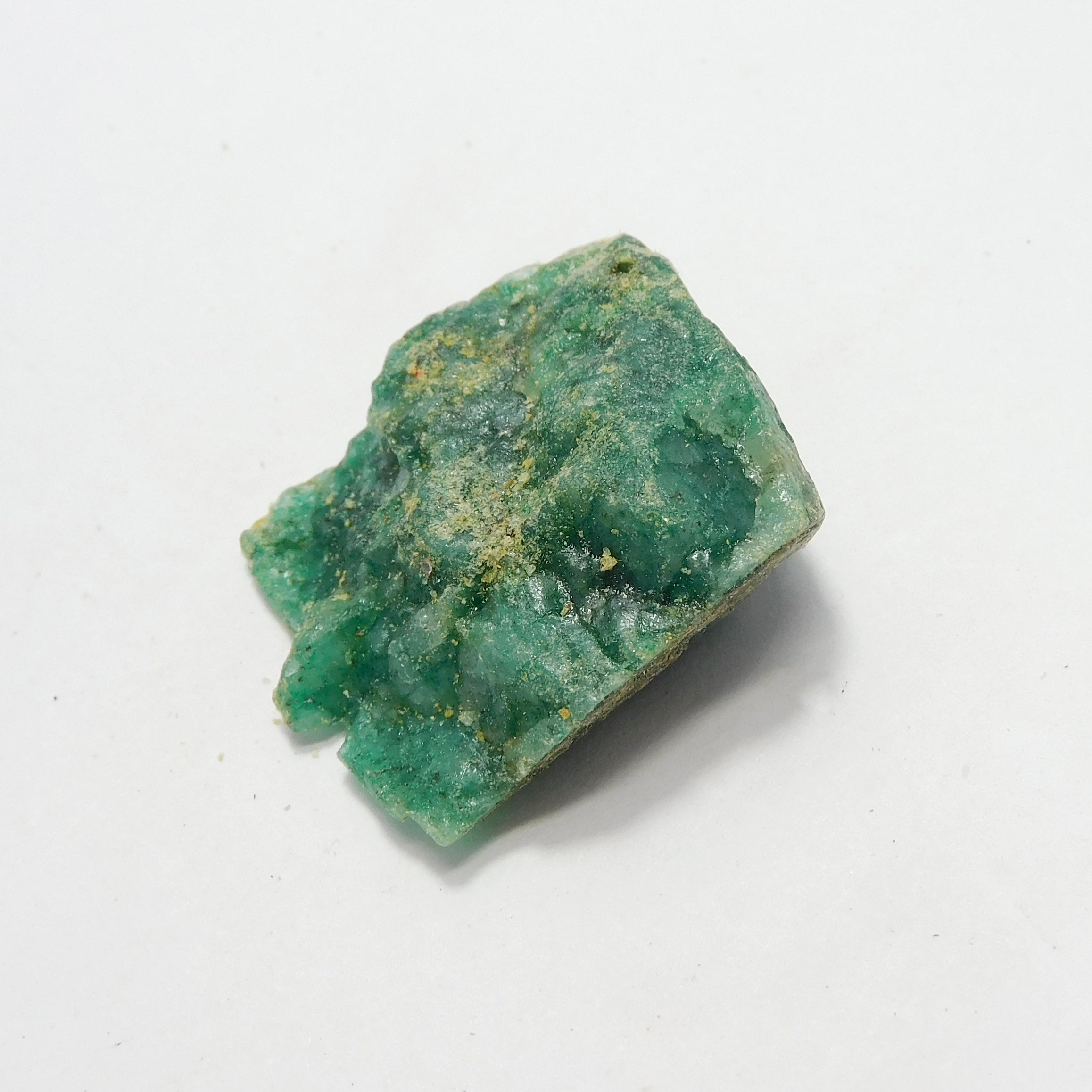 Uncut Rough Certified 55.40 Carat Raw Rough Natural Green Emerald Loose Gemstone