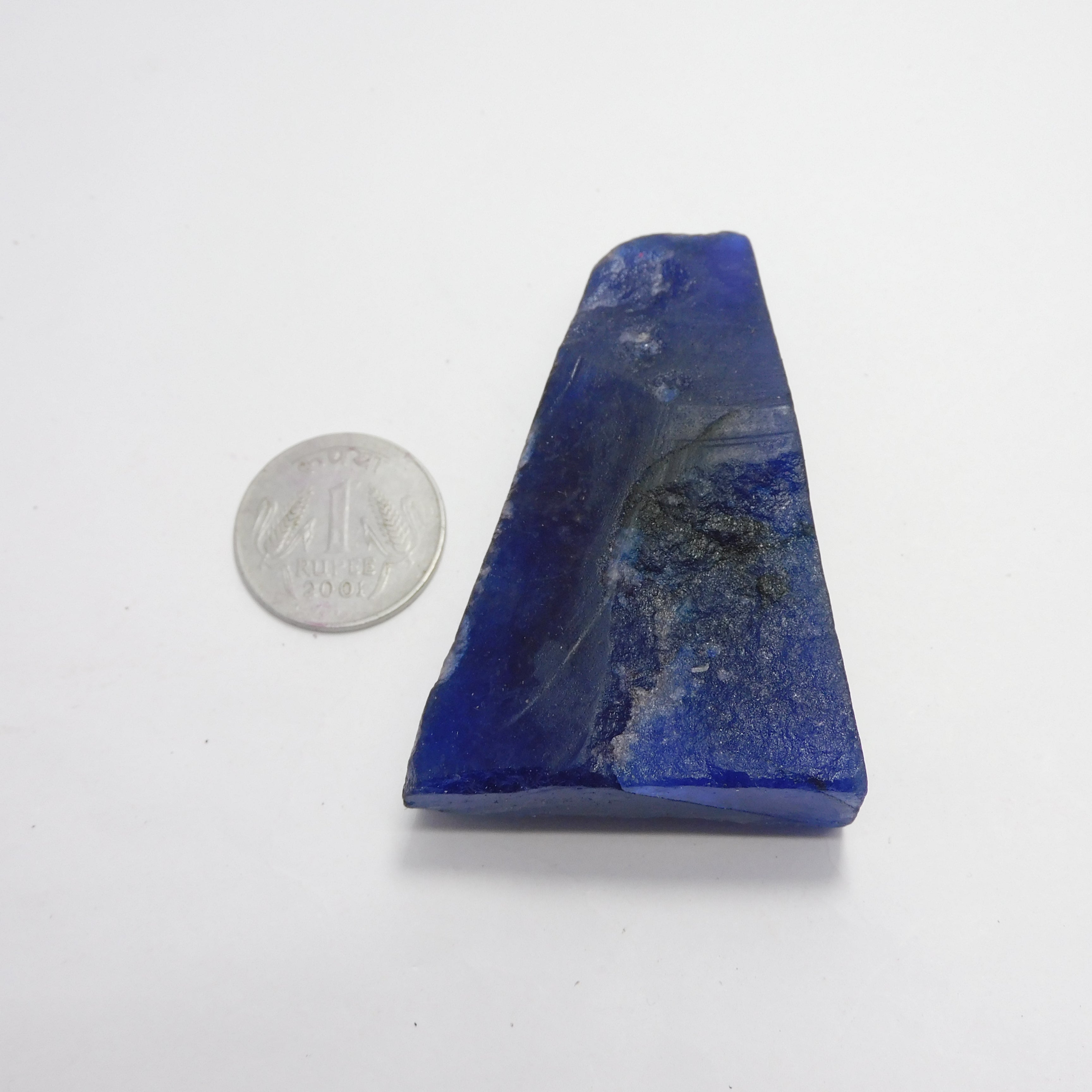 Blue Raw Sapphire 481.75 Carat Shaped Rough Natural Blue Sapphire Certified Loose Gemstone | Best Offer | On Price