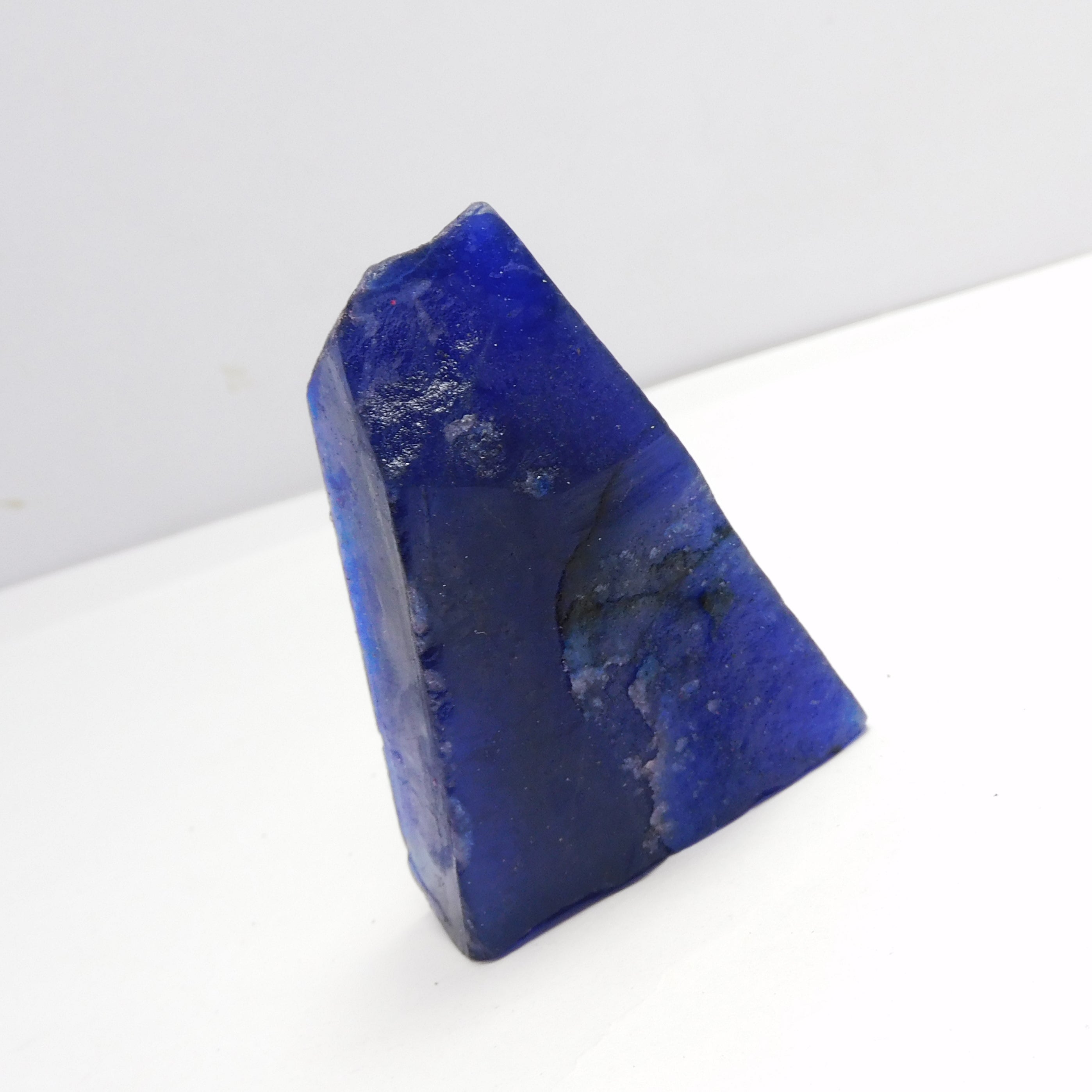 Blue Raw Sapphire 481.75 Carat Shaped Rough Natural Blue Sapphire Certified Loose Gemstone | Best Offer | On Price