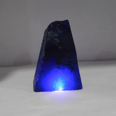 Blue Raw Sapphire 481.75 Carat Shaped Rough Natural Blue Sapphire Certified Loose Gemstone | Best Offer | On Price