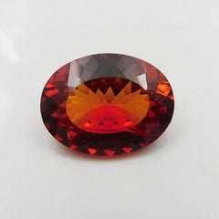 BIG SALE !! Natural Orange Sapphire 9.75 Carat Oval Shape Certified Loose Orange Sapphire Gemstone | Free Delivery Free Gift | Gift For Her / Him