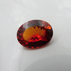 BIG SALE !! Natural Orange Sapphire 9.75 Carat Oval Shape Certified Loose Orange Sapphire Gemstone | Free Delivery Free Gift | Gift For Her / Him