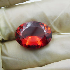 BIG SALE !! Natural Orange Sapphire 9.75 Carat Oval Shape Certified Loose Orange Sapphire Gemstone | Free Delivery Free Gift | Gift For Her / Him