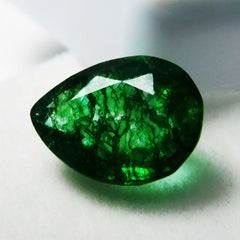 Untreated Green Colombian Emerald 3 Ct Natural CERTIFIED Loose Gemstone