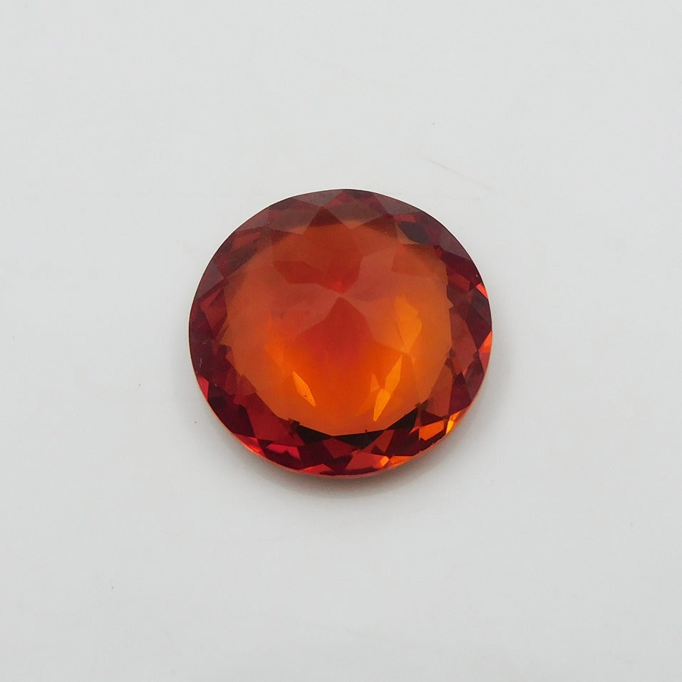 Certified Orange Natural Orange Sapphire 8.50 Ct Beautiful Round Shape For best Ring Size Gemstone !! Free Delivery Free Gift !! Winter Best Offer