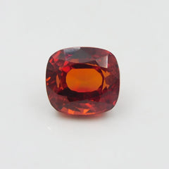 Best Certified !! 9.98 Ct Natural Orange Sapphire Cushion Cut Sapphire Loose Gemstone !! Free Delivery Free Gift !! Orange Sapphire Best Offer Ring Size Sapphire