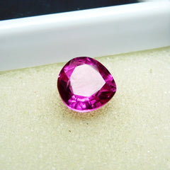 Amazing Offer On Ruby !! 5.50 Carat Natural Pink Ruby Pear Cut CERTIFIED Loose Gemstone