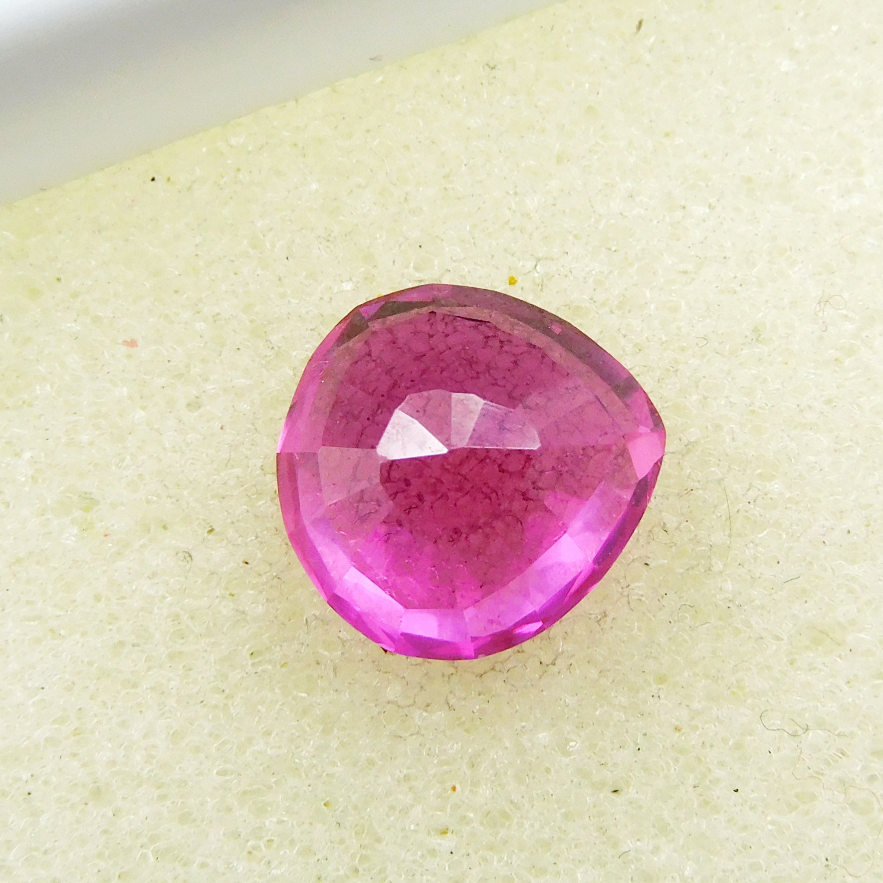 Amazing Offer On Ruby !! 5.50 Carat Natural Pink Ruby Pear Cut CERTIFIED Loose Gemstone