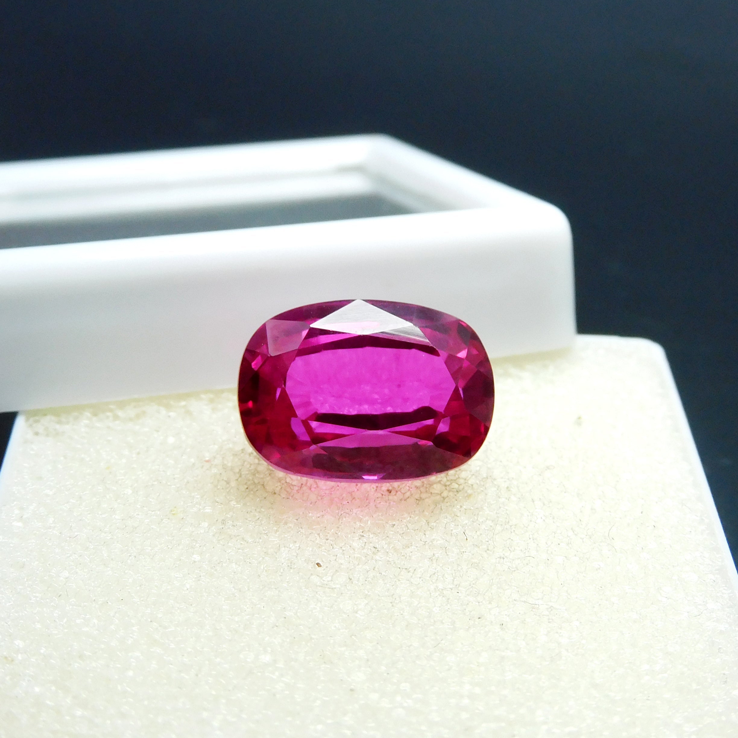 Natural Pink Ruby Cushion Cut 12.25 Carat Gift For Her/ Him Loose Gemstone CERTIFIED | Free Delivery Free Gift