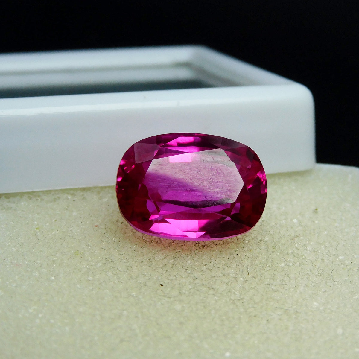 Natural Pink Ruby Cushion Cut 12.25 Carat Gift For Her/ Him Loose Gemstone CERTIFIED | Free Delivery Free Gift