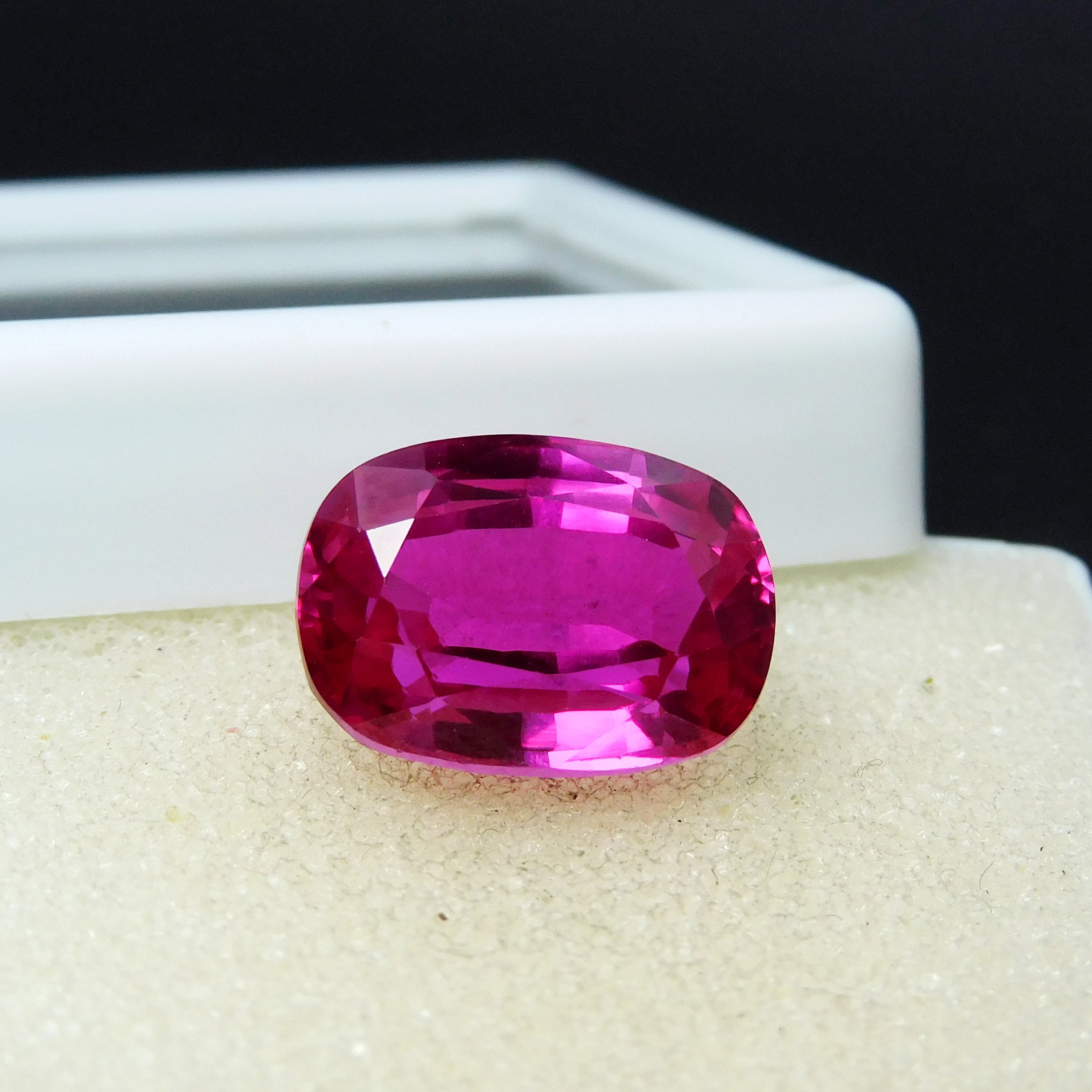 Natural Pink Ruby Cushion Cut 12.25 Carat Gift For Her/ Him Loose Gemstone CERTIFIED | Free Delivery Free Gift