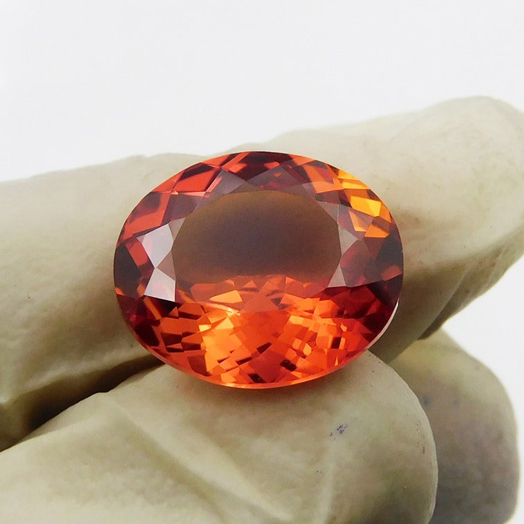 ON SALE !! Certified 8.56 Ct Natural Sapphire Orange Loose Gemstone Orange Stone Orange Sapphire Oval Shape Ring Size Sri Lanka Stone +AAA Quality Best For Gift