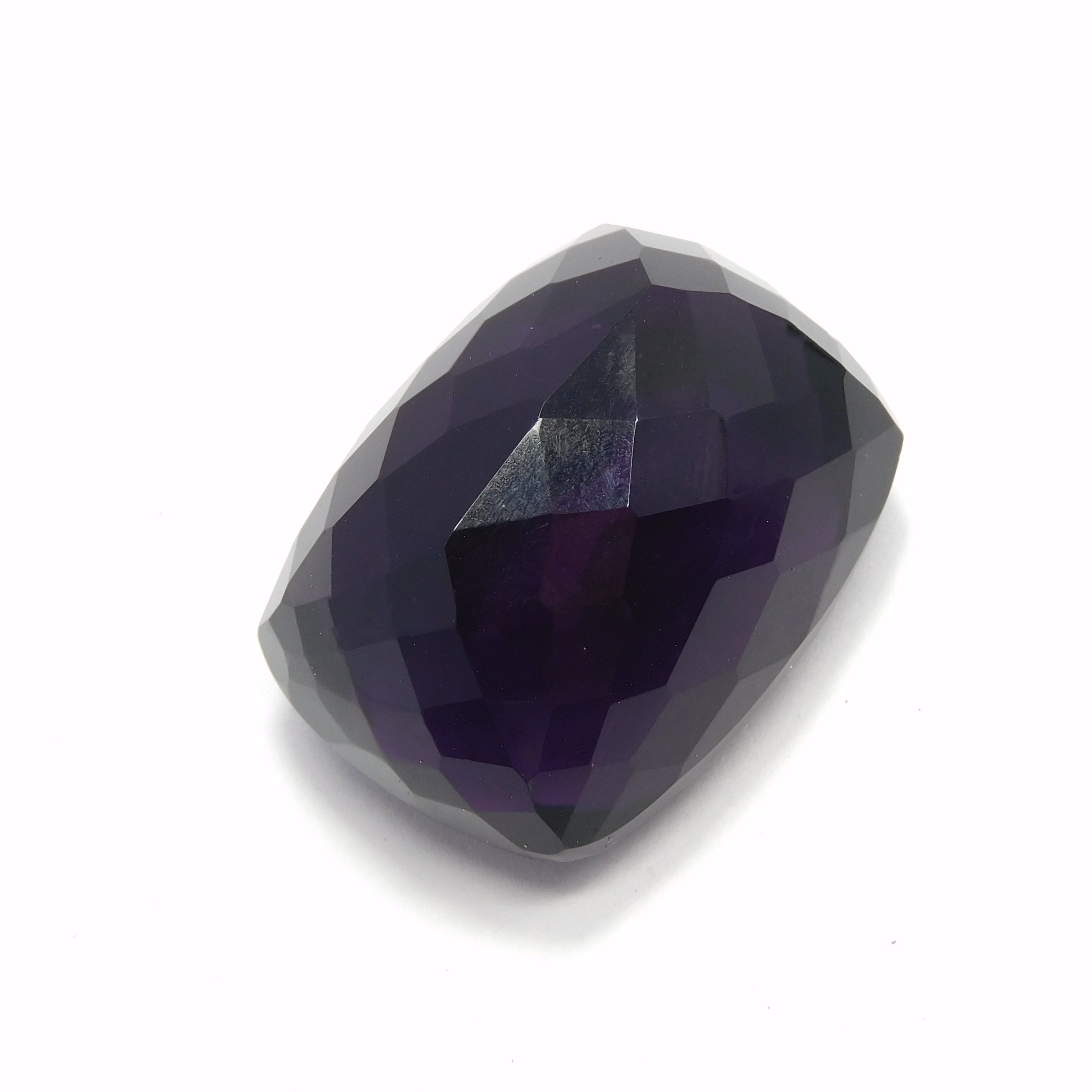 Purple Amethyst CERTIFIED Cushion Cut Rare 97.15 Carat Natural Loose Gemstone