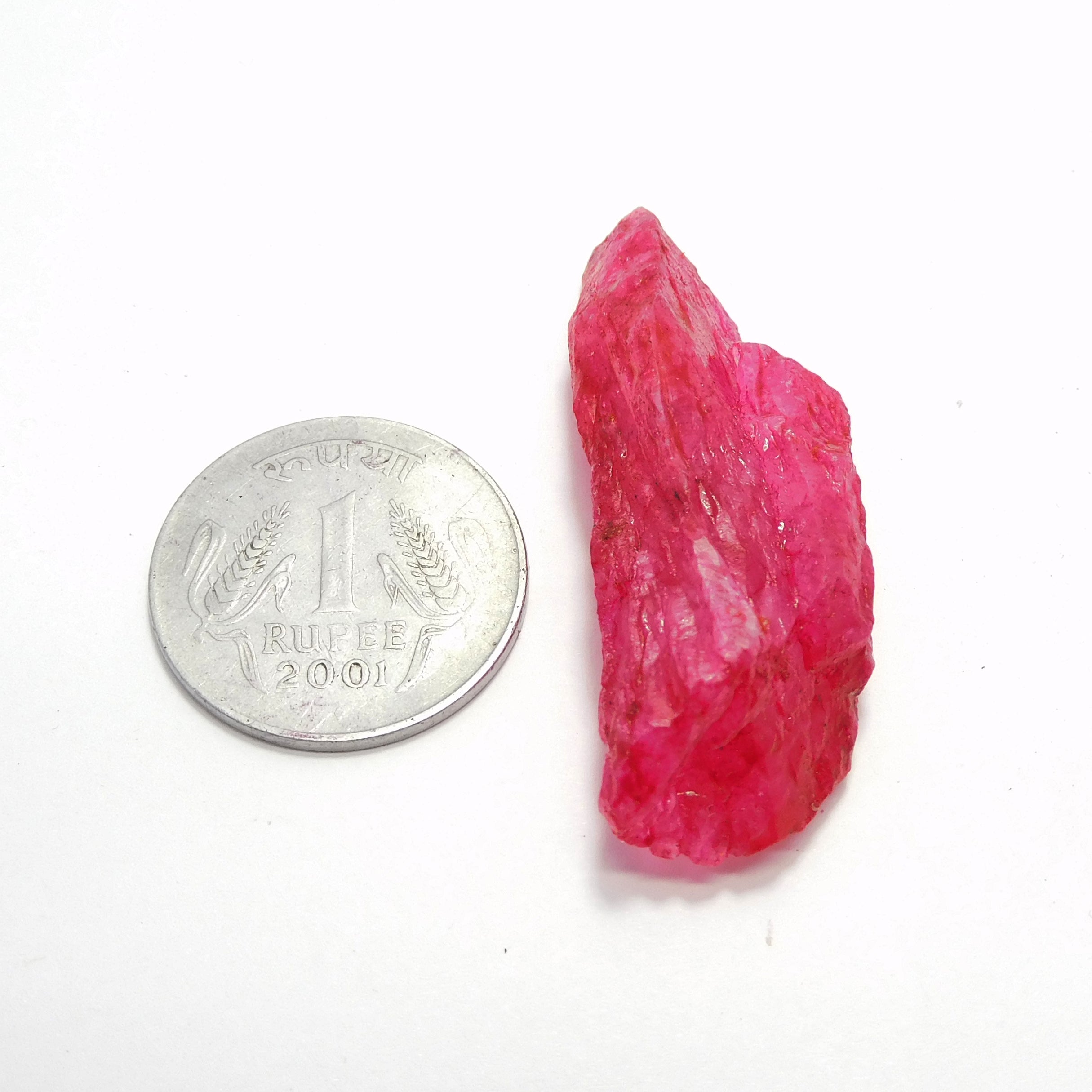 Best Price !! Uncut Red Crystal 64.60 Carat Natural Pink Rough CERTIFIED Loose Gemstone