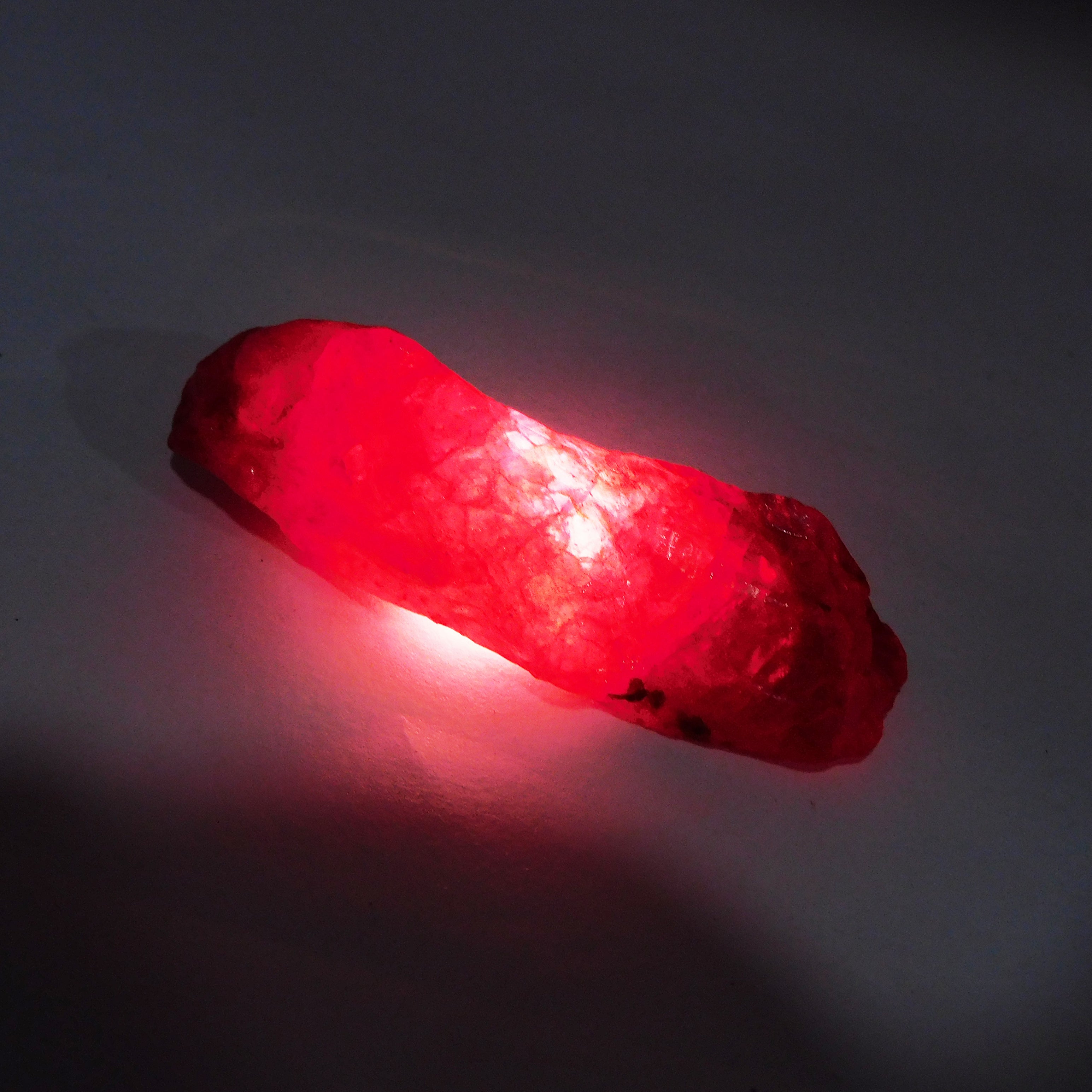 Mozambique Ruby Red 117.15 Carat Natural Uncut Red Ruby Rough Certified Loose Gemstone | Best For Emotional Healing | Red Rough