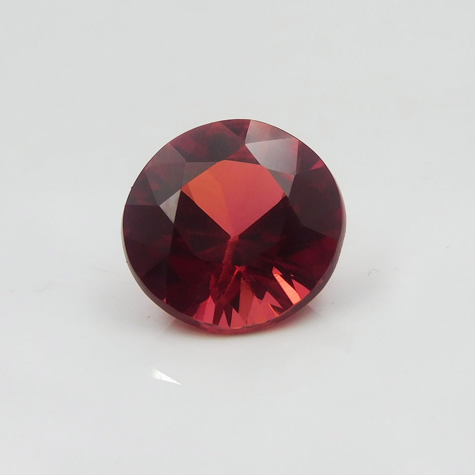 9.98 Ct Natural Orange Sapphire Certified Round Cut Sapphire Loose Gemstone !! Free Delivery Free Gift !! Orange Sapphire Best Offer Ring Size Sapphire