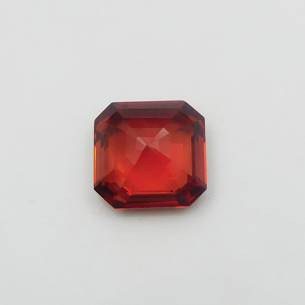 Big Sale On Sapphire !! 9.56 Ct Natural Orange Sapphire Certified Square Shape Sapphire Gemstone Use For Jewelry Gemstone !! Free Shipping Extra gift Gift For Wife