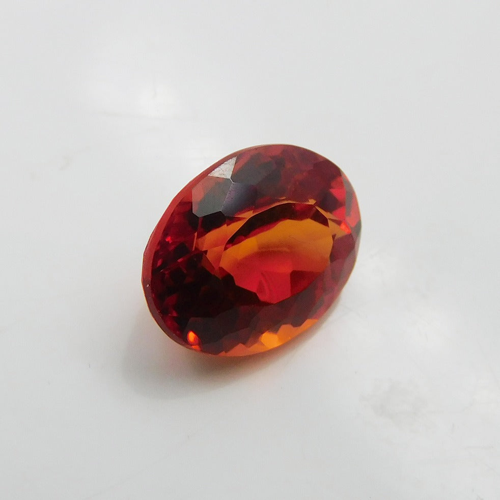 SALE !! Certified 9.23 Carat Natural Flawless Orange Sapphire Ceylon Oval Shape Ring Size  Loose Gemstone Certified, Best Quality Sapphire For Gift , Ring & Jewelry Making Gemstone Free Gift Free Delivery