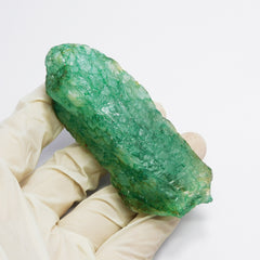 Raw Rough Natural Emerald 348.80 Carat Green Brazilian Emerald Loose Gemstone CERTIFIED