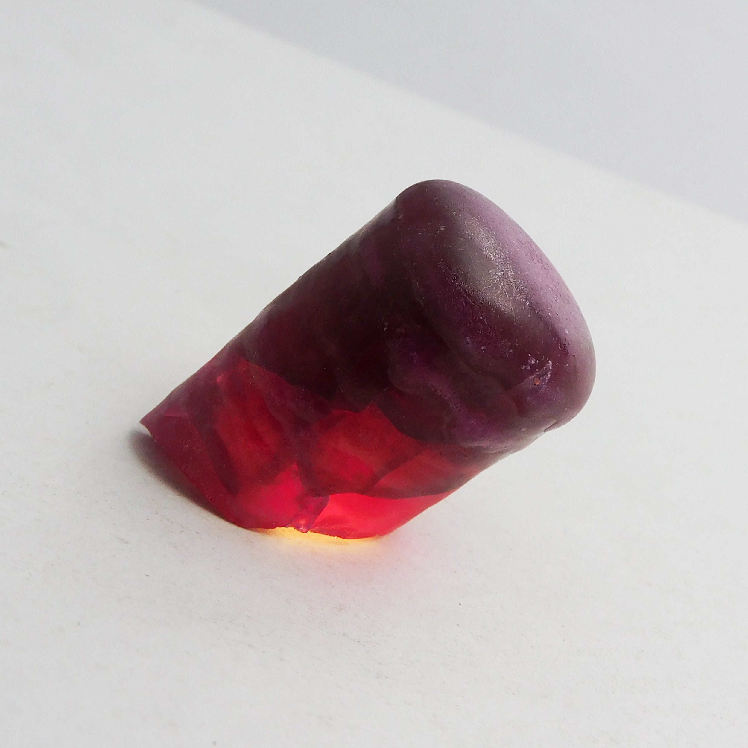 Uncut Raw Natural Red Rough 105.50 Ct Ruby Earth Mined CERTIFIED Loose Gemstone