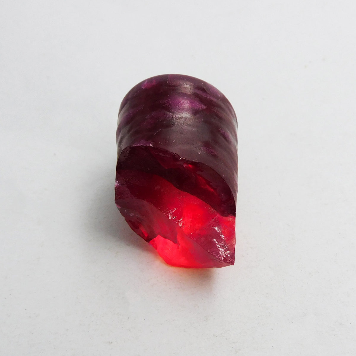 Uncut Raw Natural Red Rough 105.50 Ct Ruby Earth Mined CERTIFIED Loose Gemstone