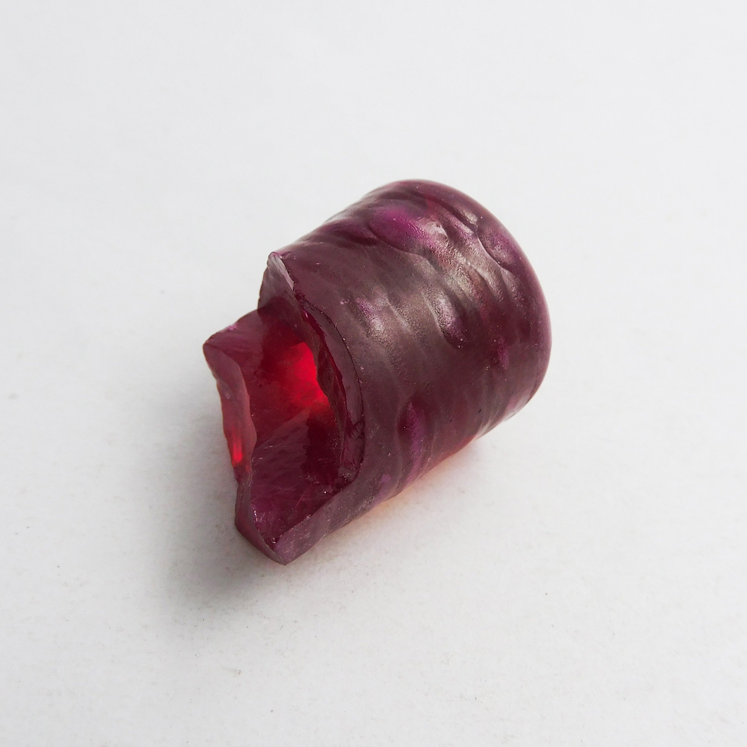 Uncut Raw Natural Red Rough 105.50 Ct Ruby Earth Mined CERTIFIED Loose Gemstone