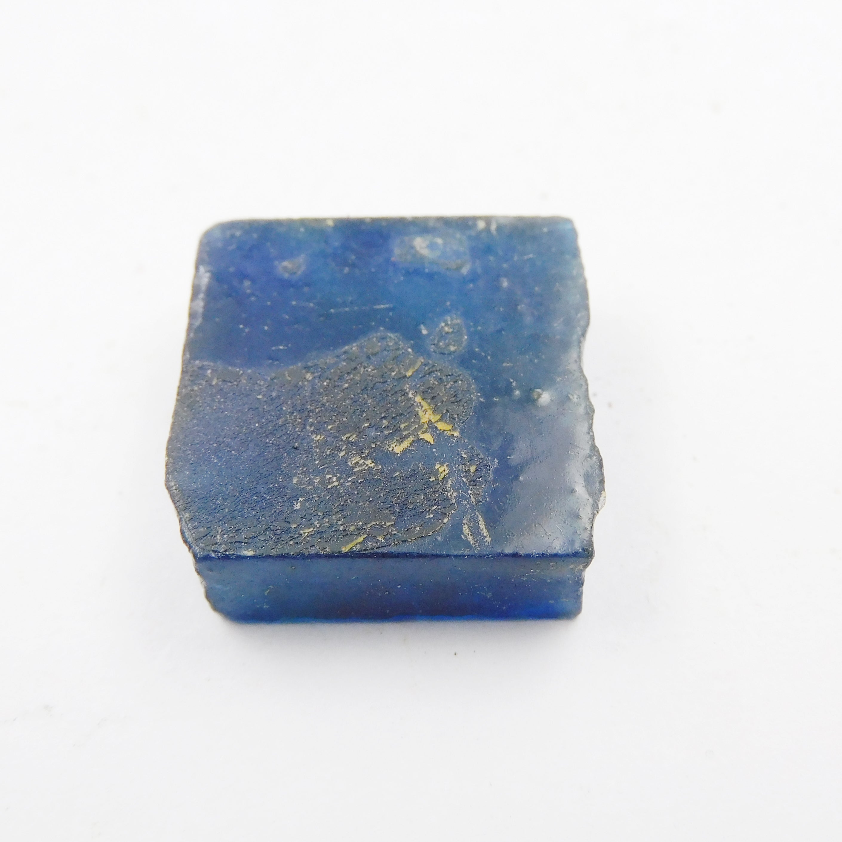 Natural Blue Sapphire Rough 31.00 Ct Uncut Raw CERTIFIED Loose Gemstone Earth Mined