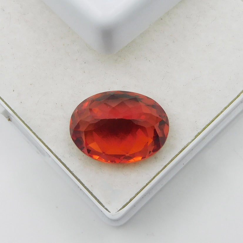 Certified Natural Orange Sapphire Oval Shape Natural Sapphire 9.56 Carat ! Finest Quality Loose Gems Gift For Her/him