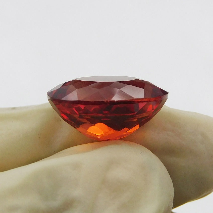 Certified Natural Orange Sapphire Oval Shape Natural Sapphire 9.56 Carat ! Finest Quality Loose Gems Gift For Her/him