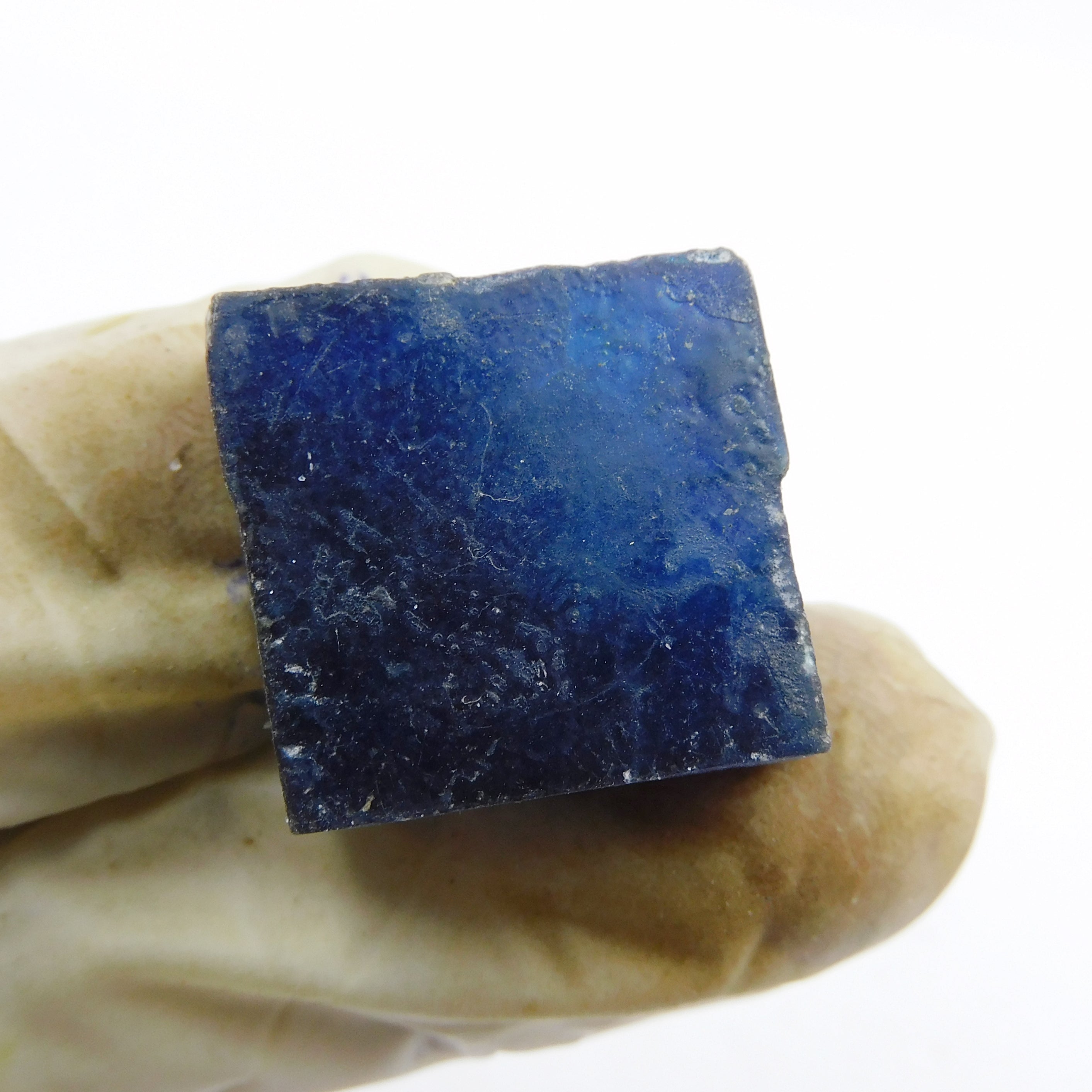 Natural Blue Sapphire Raw Rough 35.23 Ct Loose Gemstone CERTIFIED Earth Mined