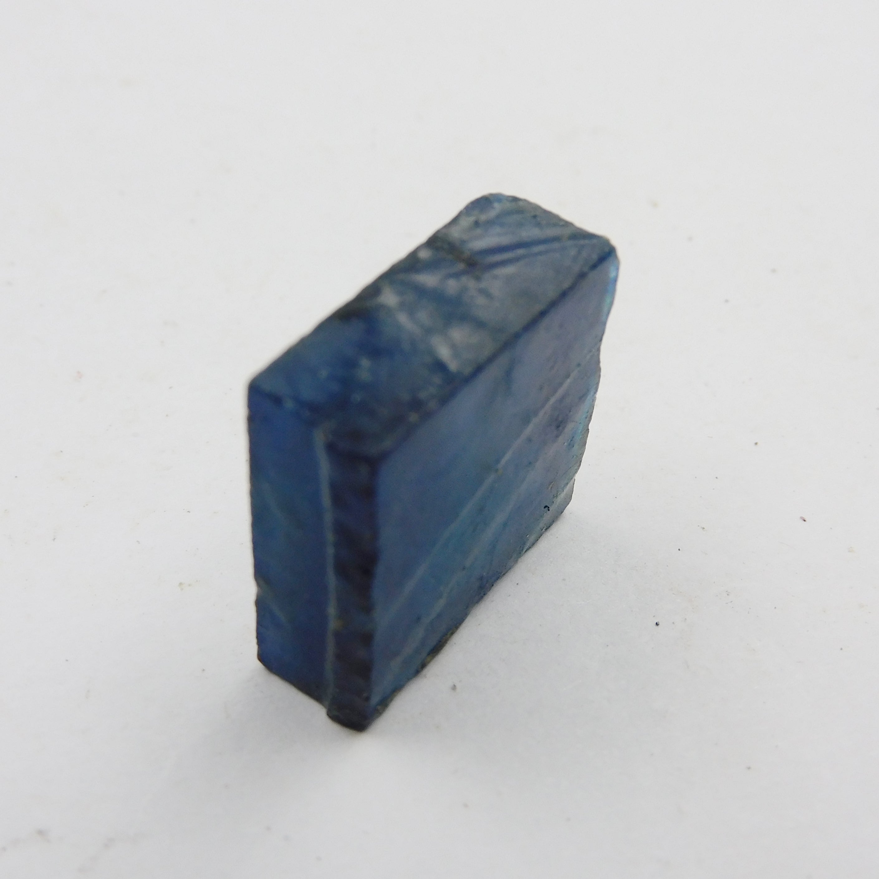 30.25 Ct Natural Uncut Rough Blue Sapphire Loose Gemstone CERTIFIED Earth Mined