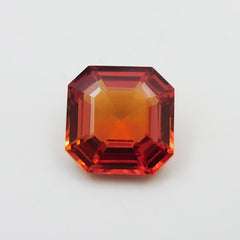 Natural Certified Orange Sapphire 10.21 Ct Most Precious Loose Gemstones Square Shape Orange Sapphire Gemstone Use For Ring -Gift For Her/him