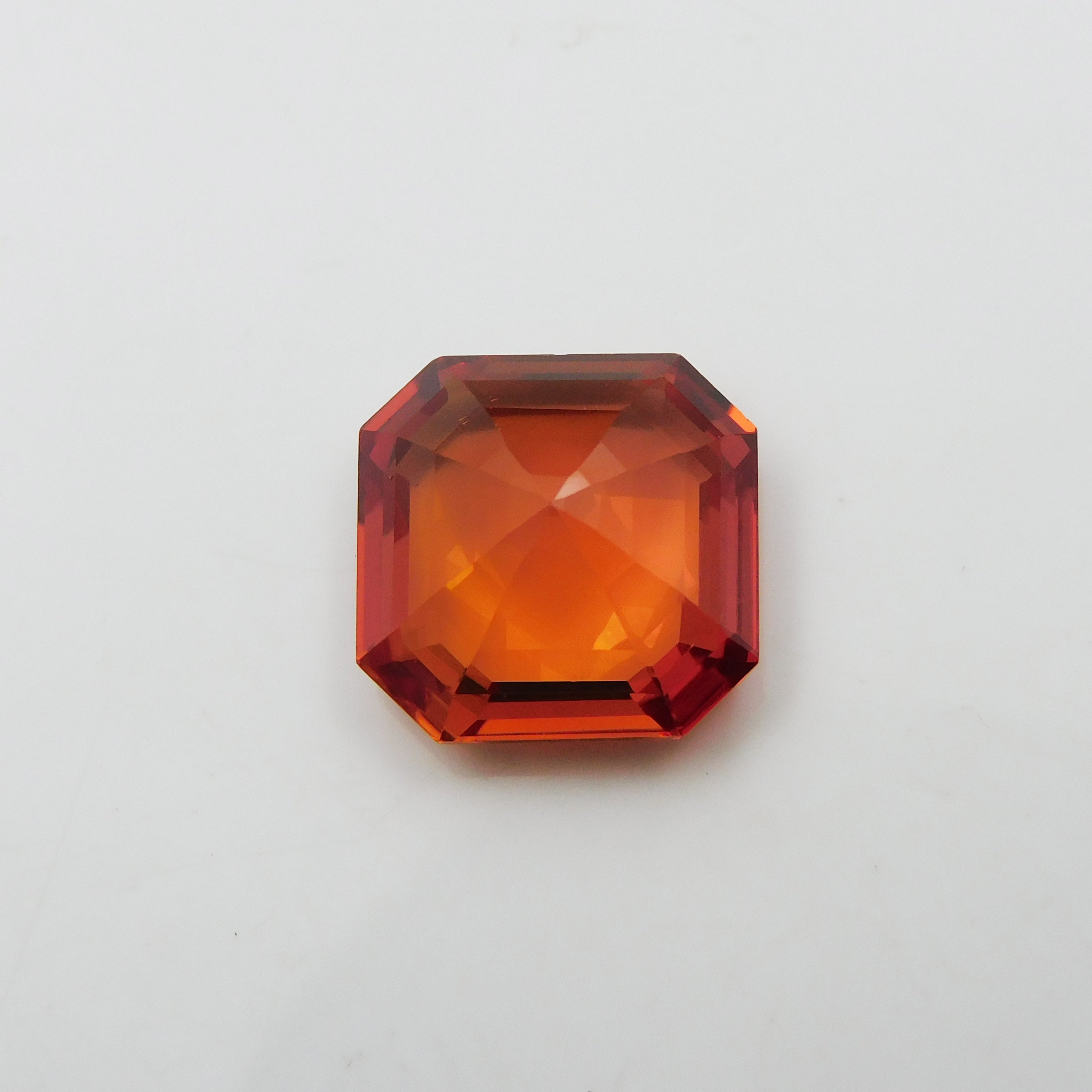 Natural Certified Orange Sapphire 10.21 Ct Most Precious Loose Gemstones Square Shape Orange Sapphire Gemstone Use For Ring -Gift For Her/him