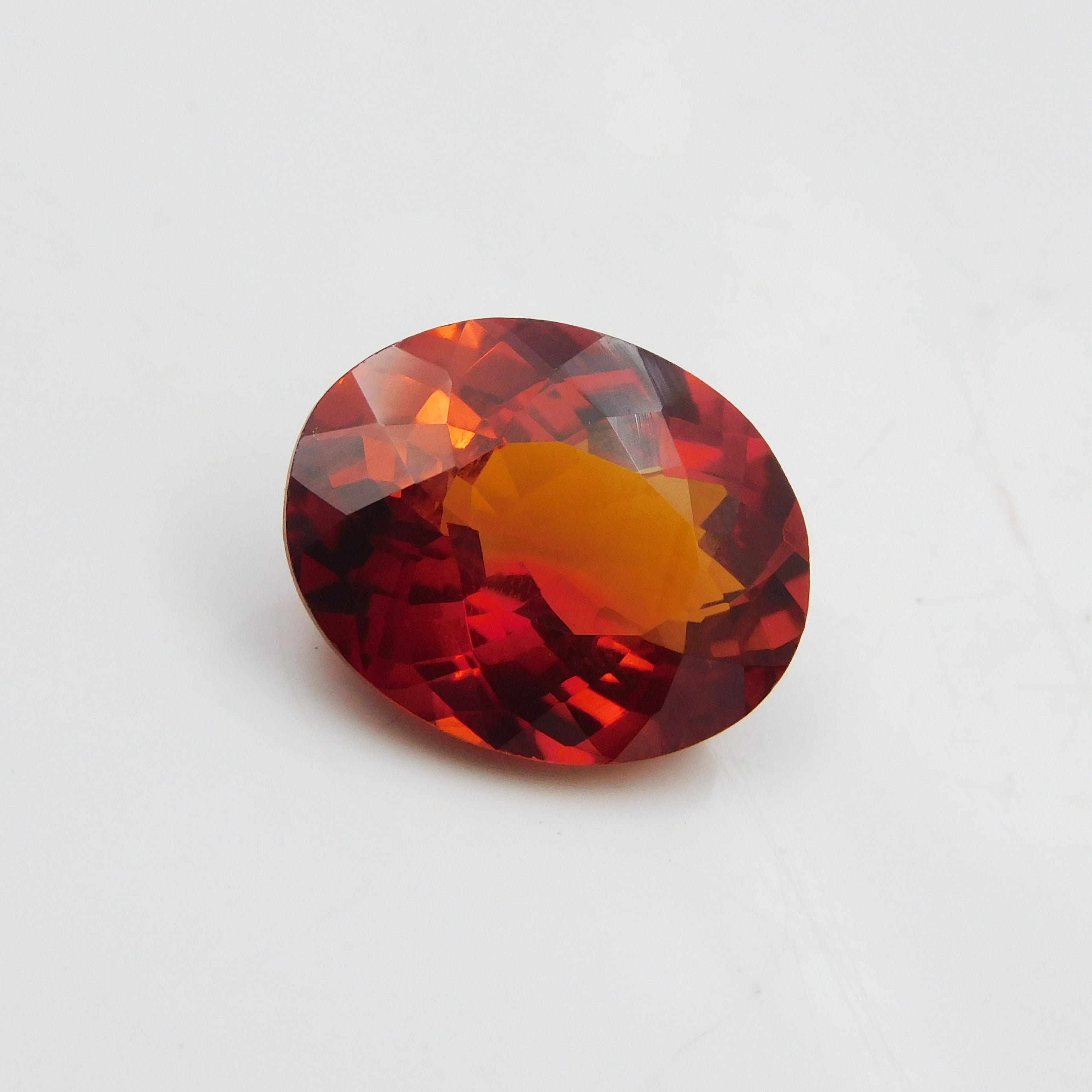 Certified Natural African Orange Sapphire Oval Shape Natural Sapphire 10.88 Carat ! Opaque Finest Quality Loose Gems Gift For Her/him