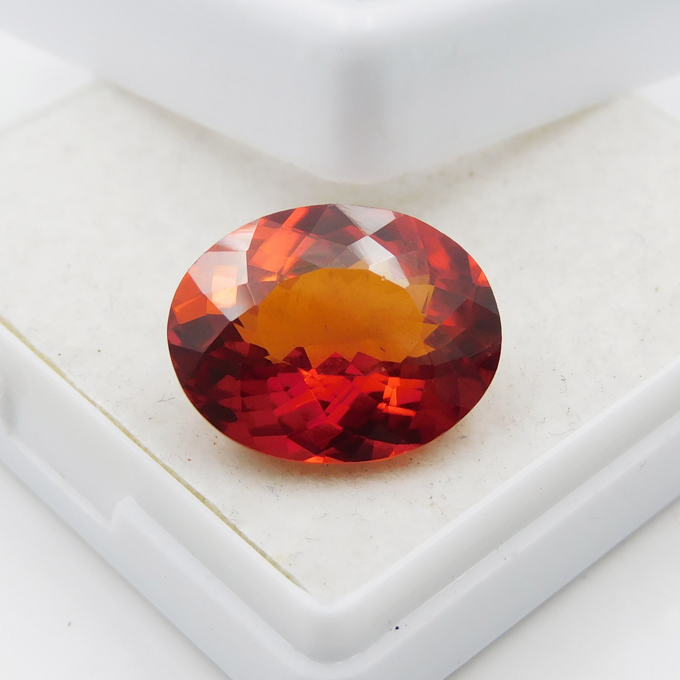 Certified Natural African Orange Sapphire Oval Shape Natural Sapphire 10.88 Carat ! Opaque Finest Quality Loose Gems Gift For Her/him