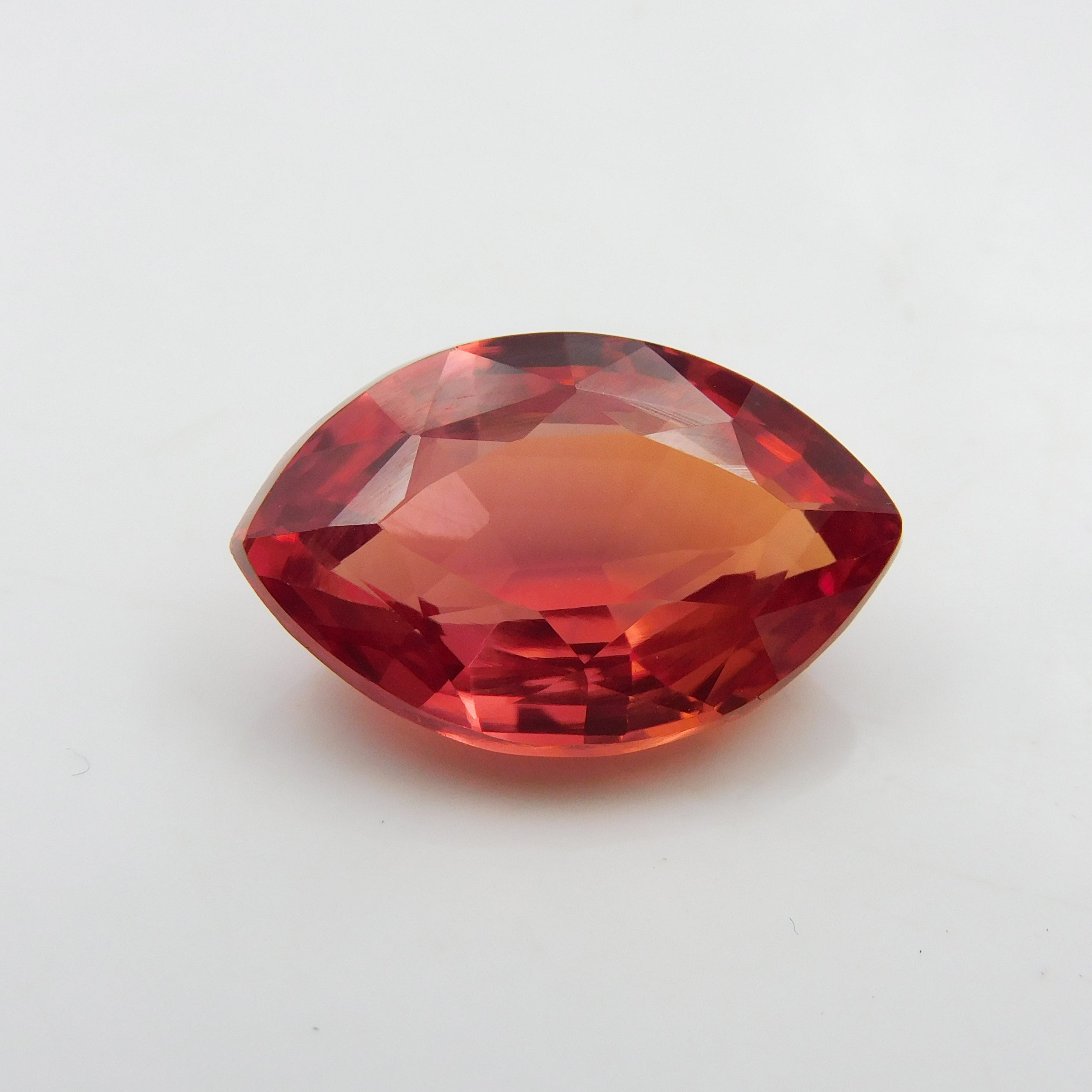 SALE !! 9.56 Carat Natural Orange Sapphire Marquise Shape Sapphire Amazing Ring Size For wife !! Certified From Africa Large Size Loose Gemstone Best For Gift