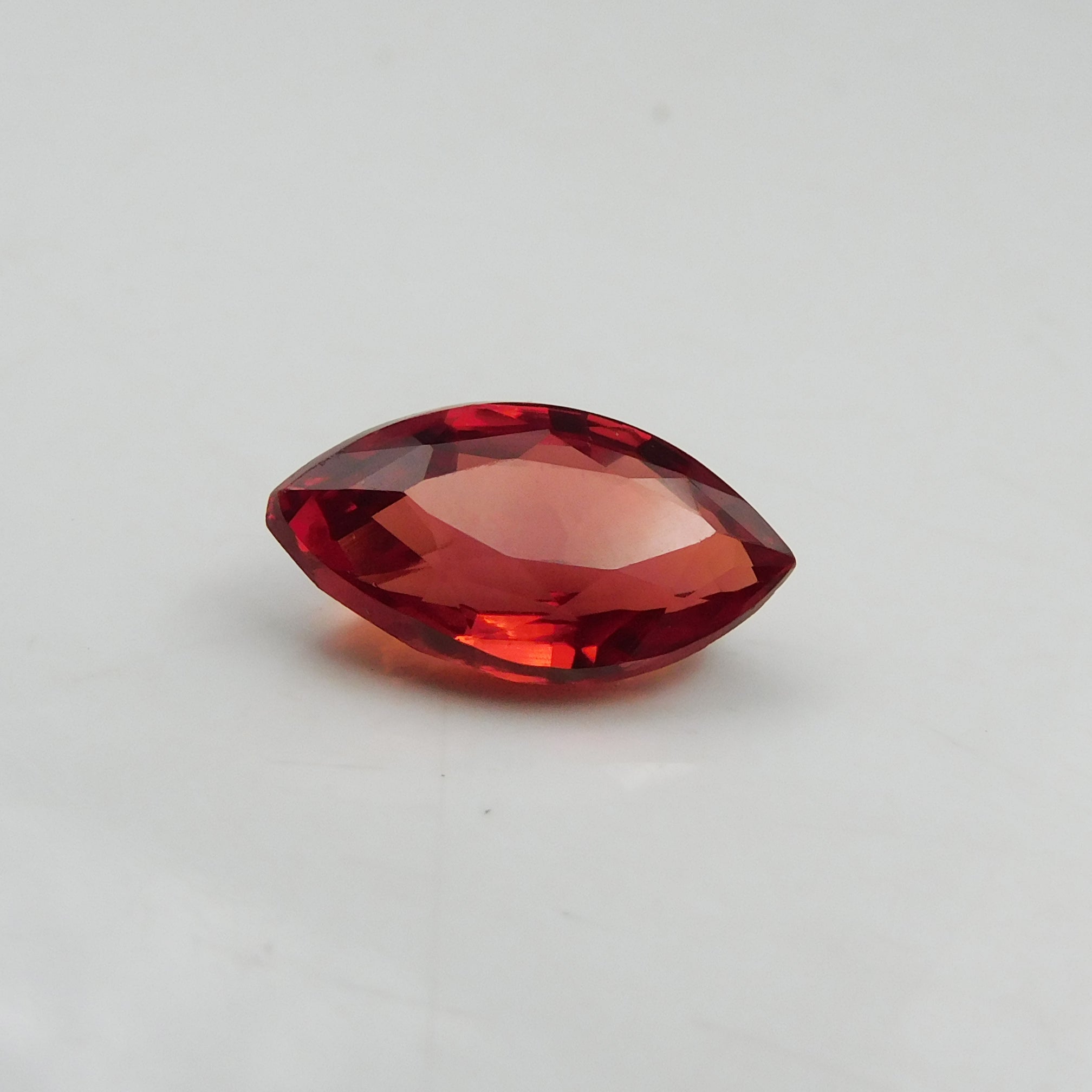 Ring Size Natural Orange Sapphire 8.56 Carat Marquise Shape Certified Orange Sapphire Excellent Loose Gemstone | Free Delivery Free Gift | Gift For Him/her