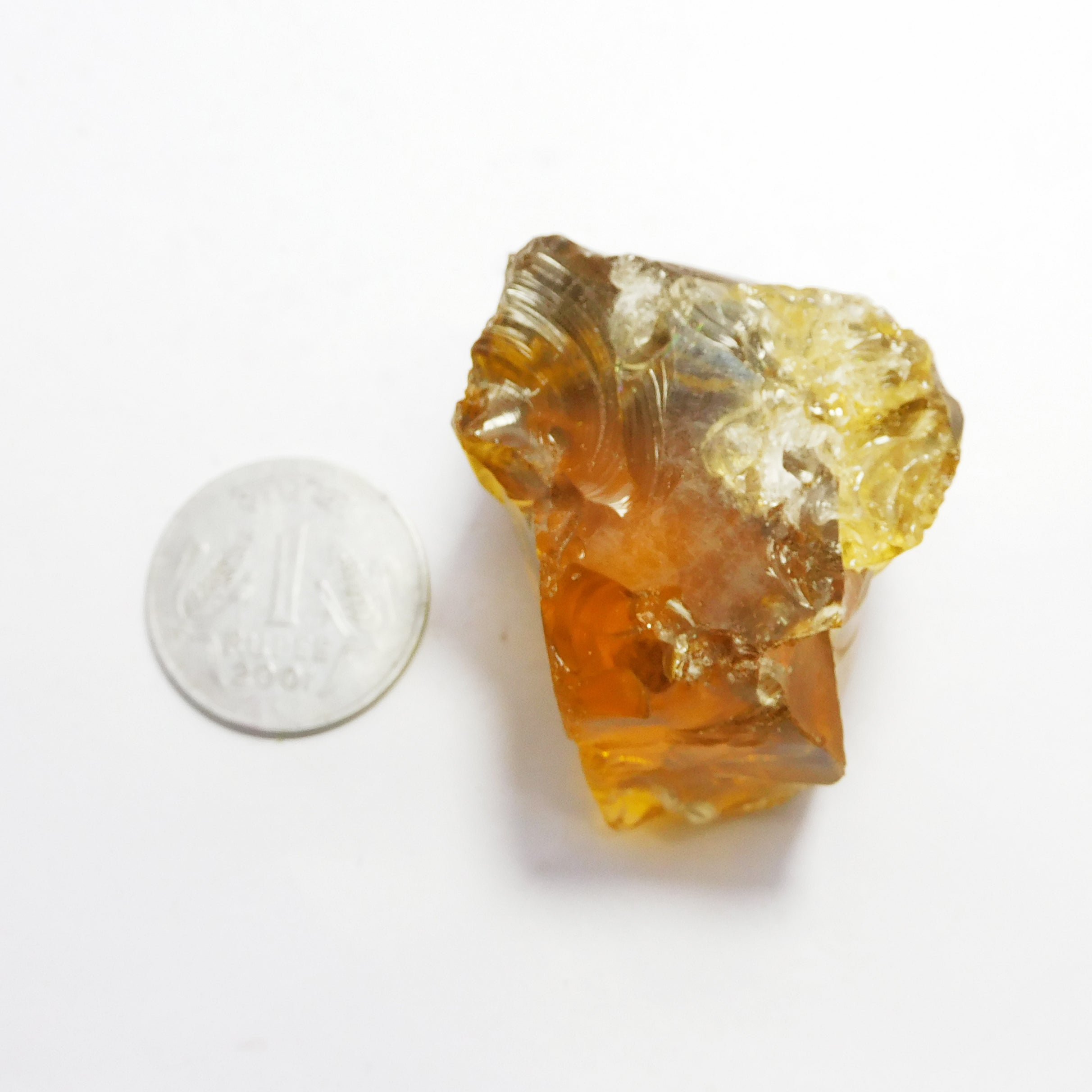 CERTIFIED Topaz Rough 365 Carat Raw Rough Natural Orange Topaz Loose Gemstone