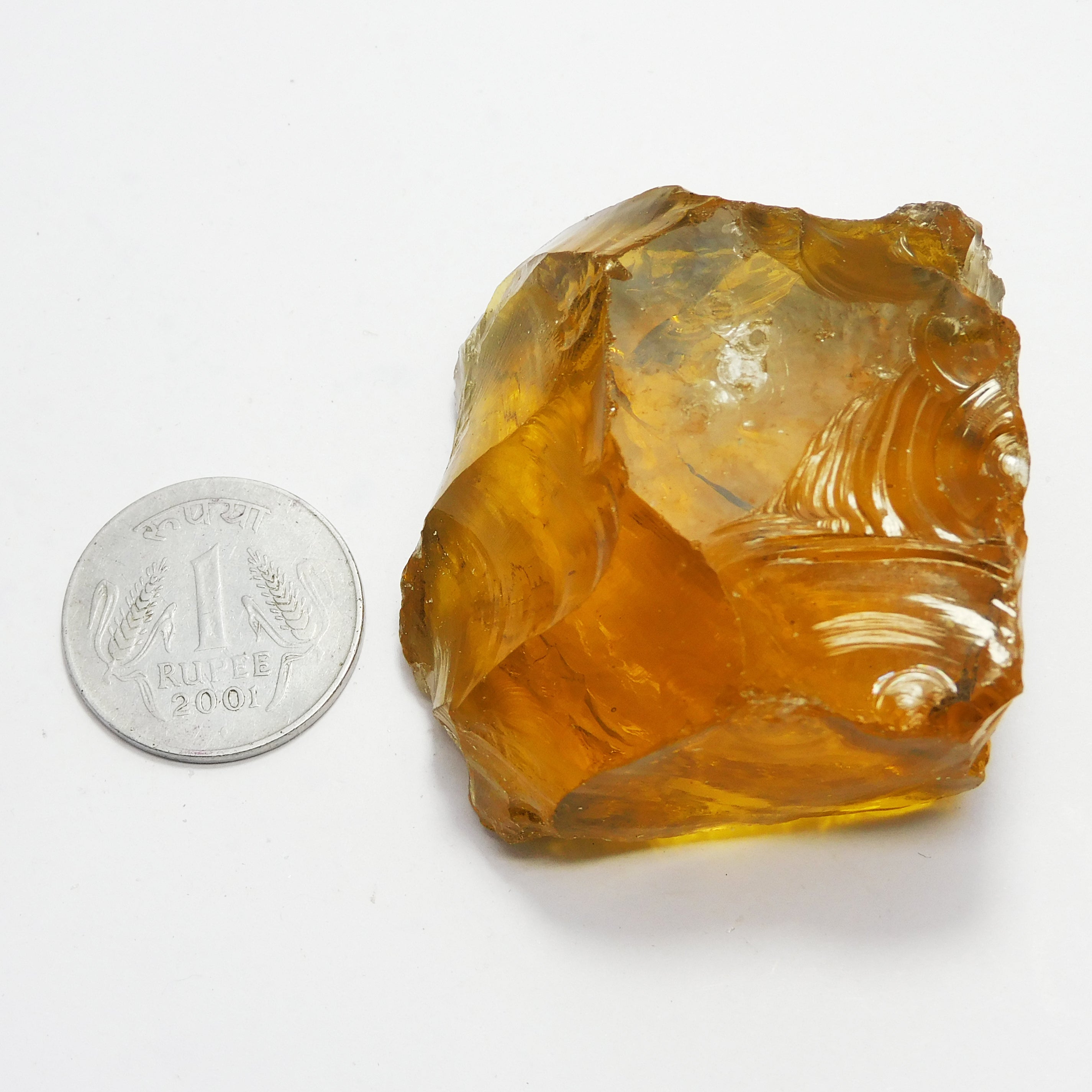 Free Shipping Free Gift !! Natural Rough 535.88 Carat Orange Topaz Raw Rough Loose Gemstone CERTIFIED