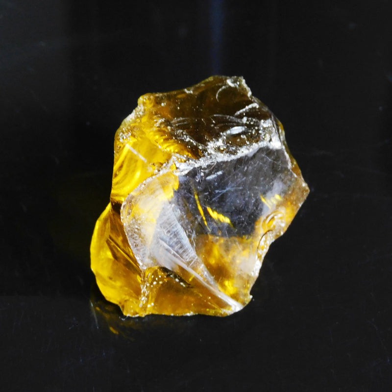 Brazilian Yellow Rough Lemon Topaz large carat rough gemstone image