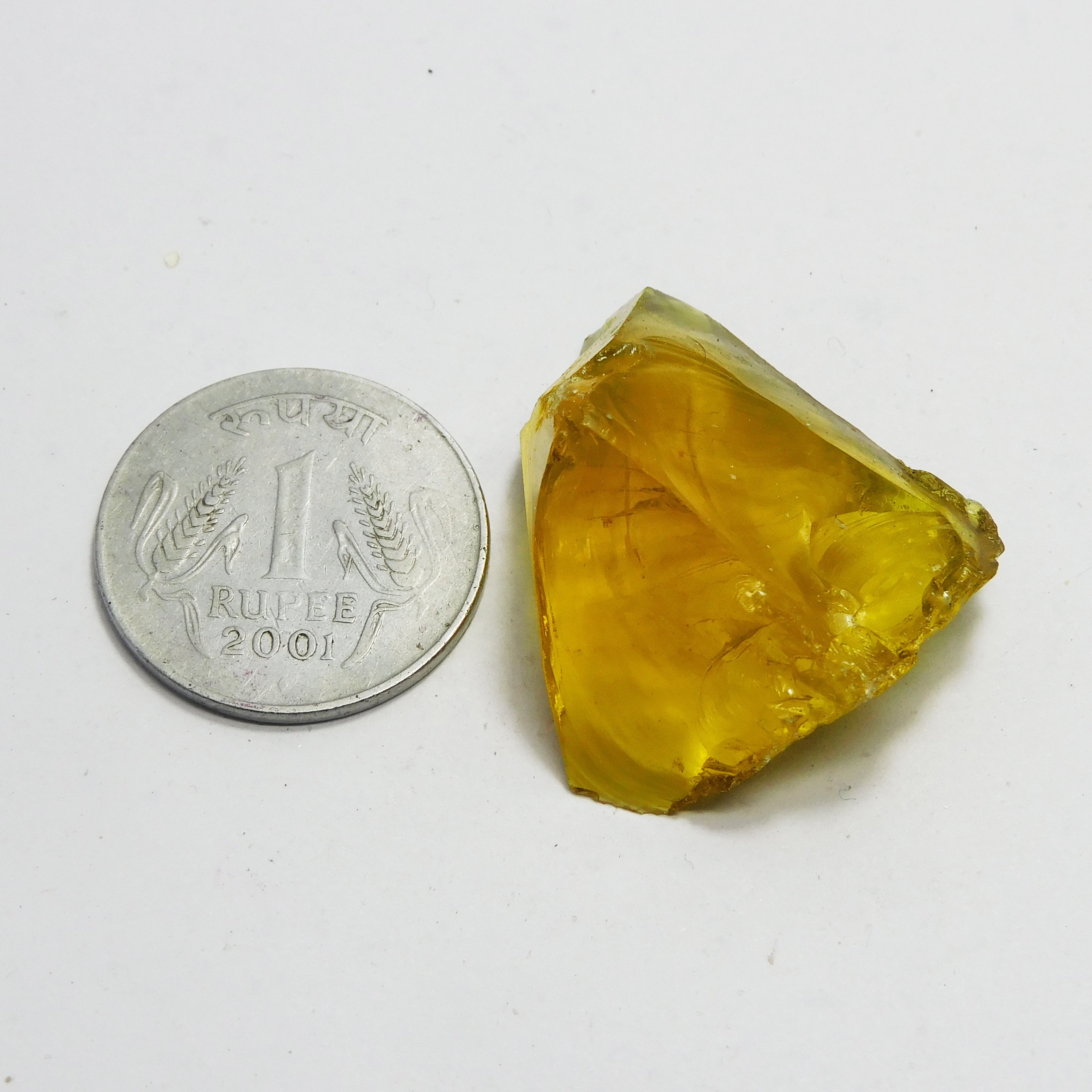 Natural Yellow Lemon Topaz 75.65 Carat Loose Gemstone CERTIFIED Raw Rough | Free Shipping Service | On Demand