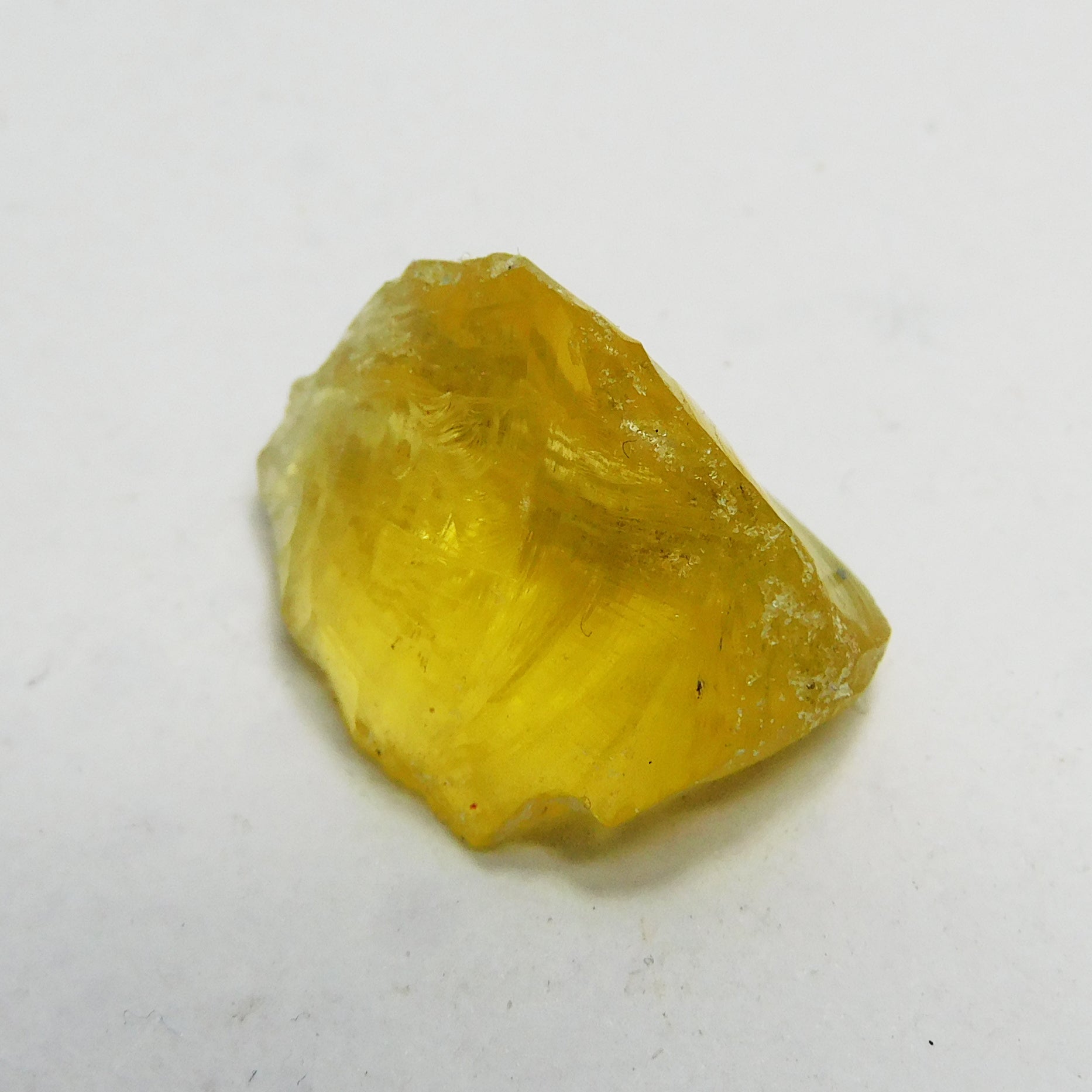 Mini Cut Topaz Rough Natural Yellow Lemon Topaz 10.33 Carat Raw Rough Loose Gemstone CERTIFIED