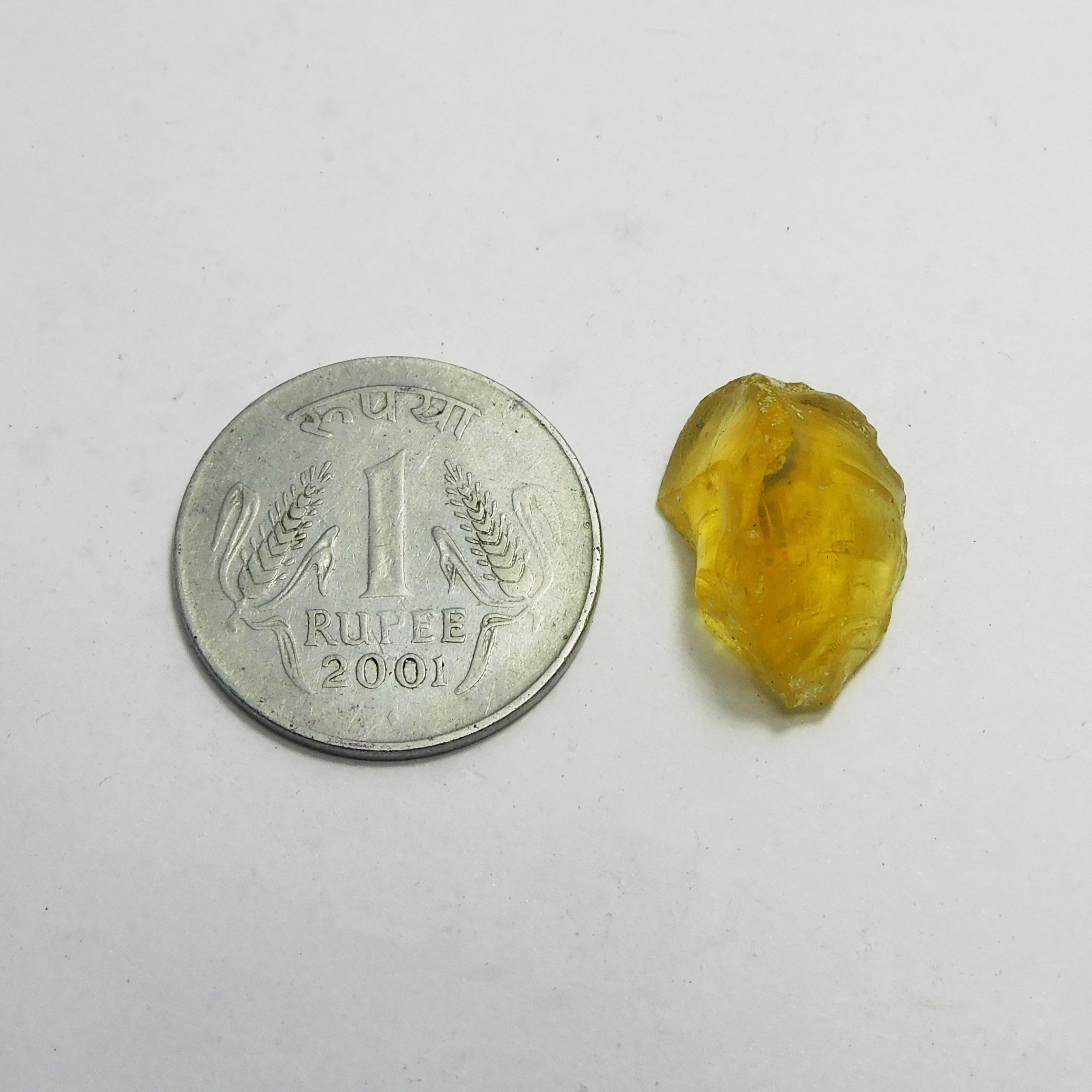 Mini Cut Topaz Rough Natural Yellow Lemon Topaz 10.33 Carat Raw Rough Loose Gemstone CERTIFIED