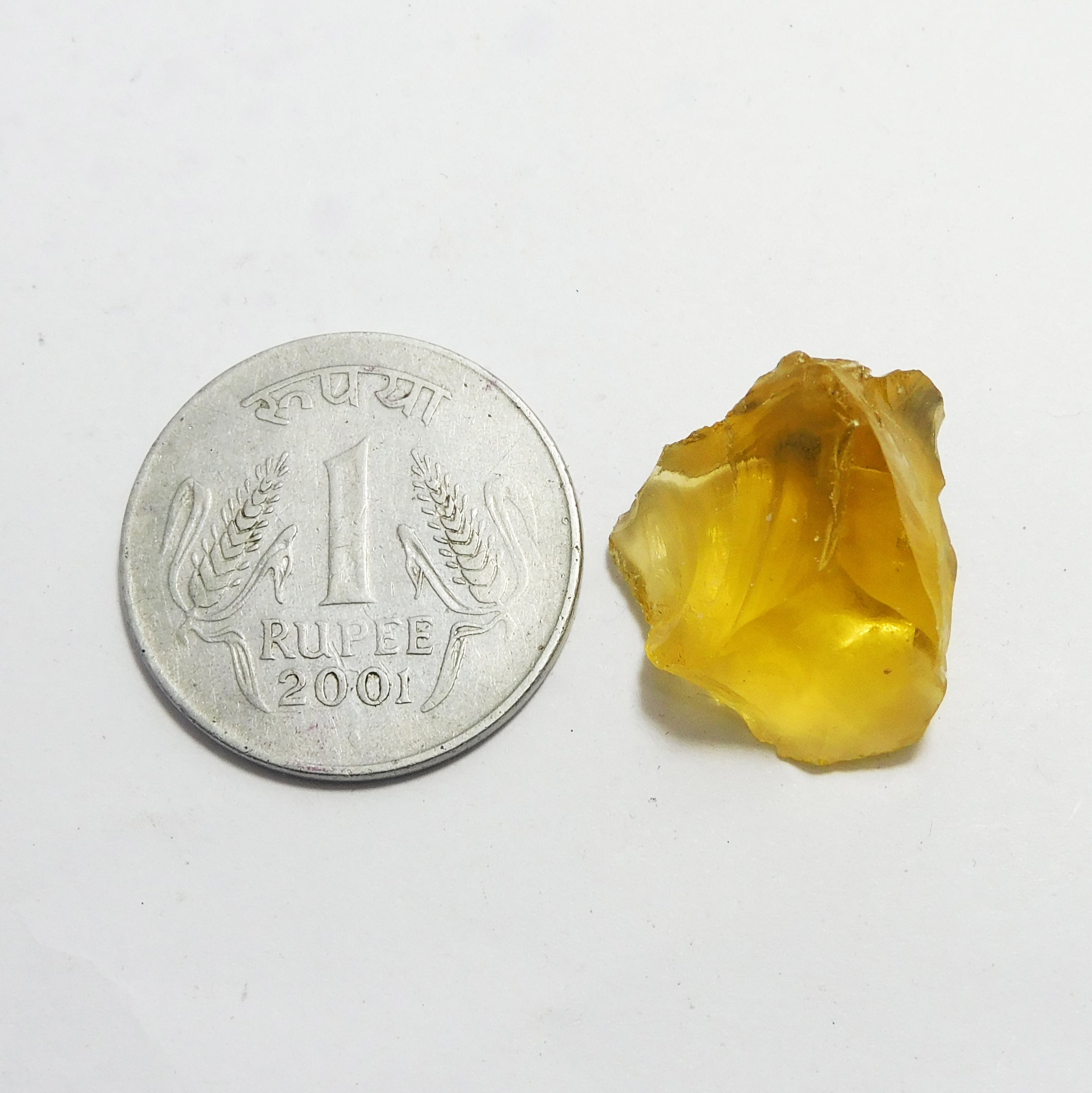 Natural Lemon Yellow Color Topaz 30 Carat Loose Gemstone Certified Raw Rough