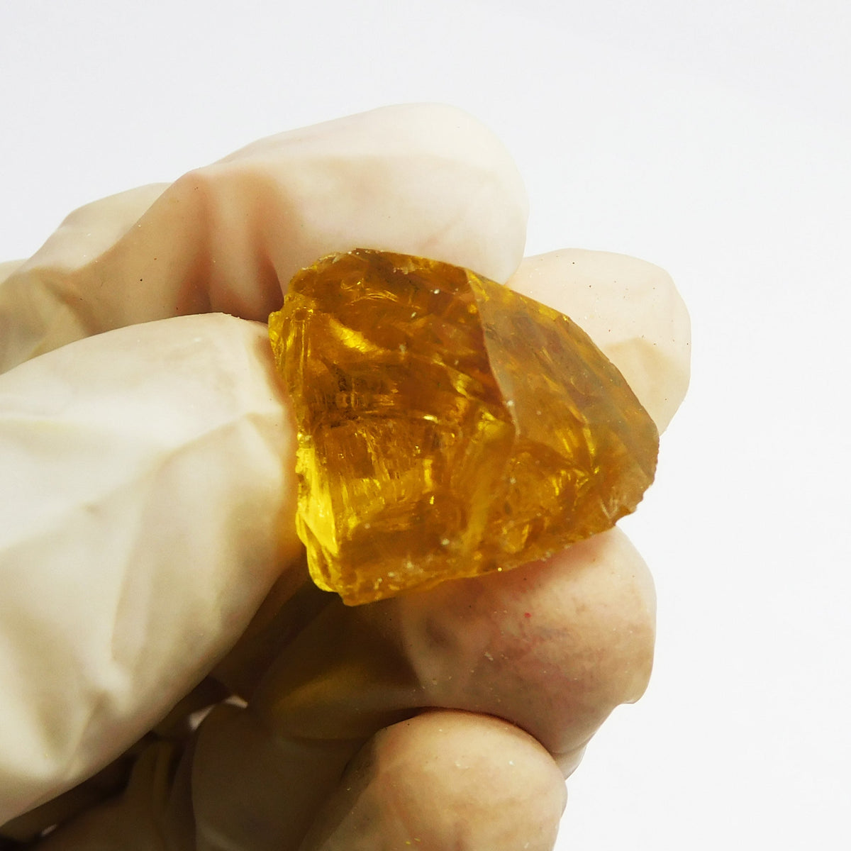 Natural Lemon Yellow Color Topaz 30 Carat Loose Gemstone Certified Raw Rough