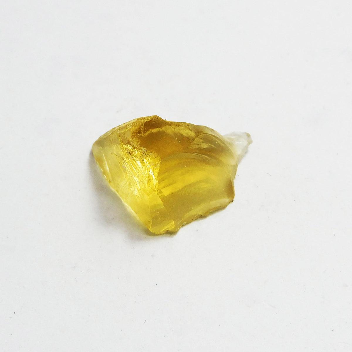 15.55 Carat Natural Lemon Yellow Color Uncut Rough Loose Gemstone CERTIFIED Yellow Rough