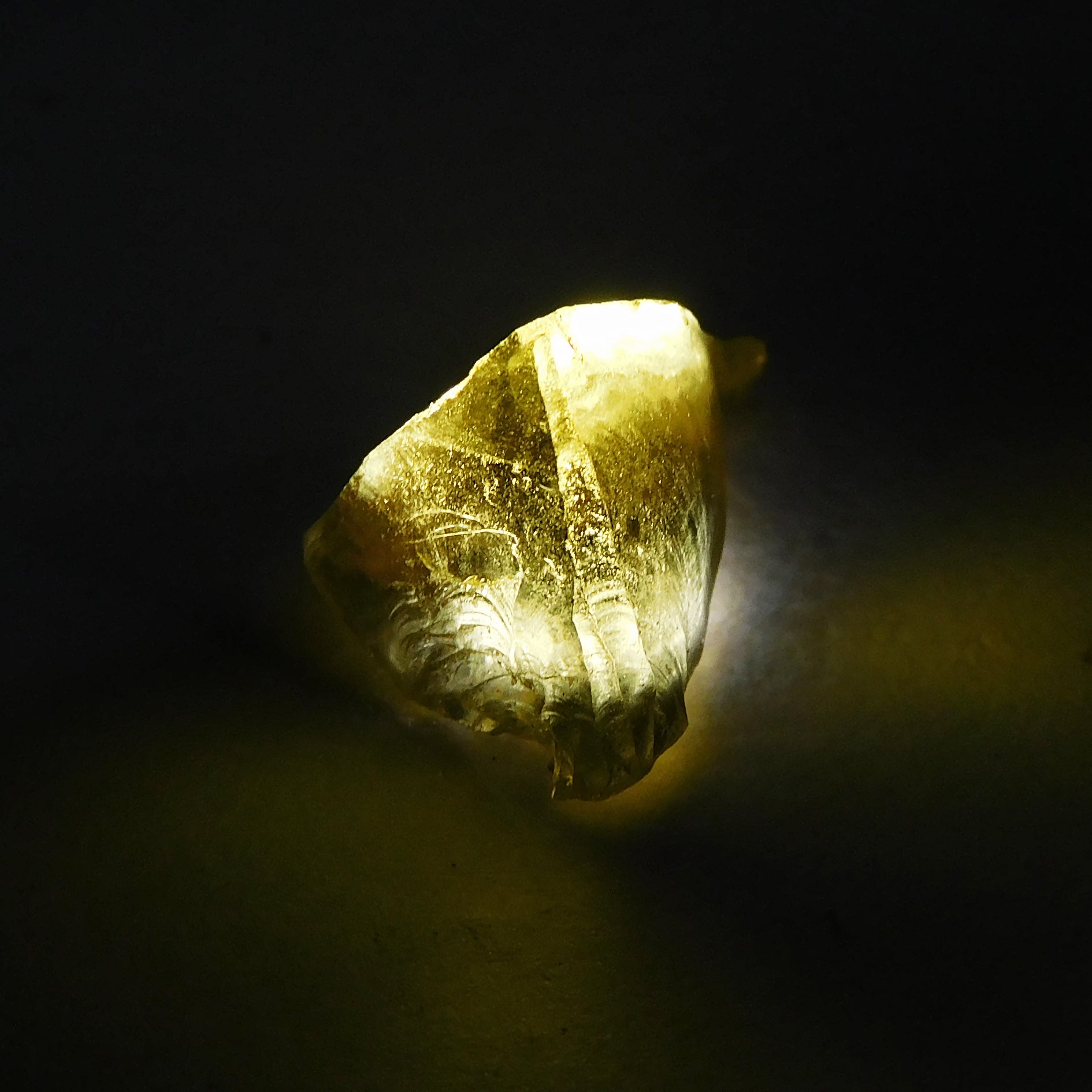 15.55 Carat Natural Lemon Yellow Color Uncut Rough Loose Gemstone CERTIFIED Yellow Rough