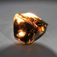 210 Carat Natural Smoky Quartz Certified Rough Peach Color Loose Gemstone