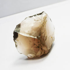 Impressive Offer With Gift !! Uncut Rough Natural Smoky Quartz Peach Color 128.95 Carat Loose Gemstone CERTIFIED